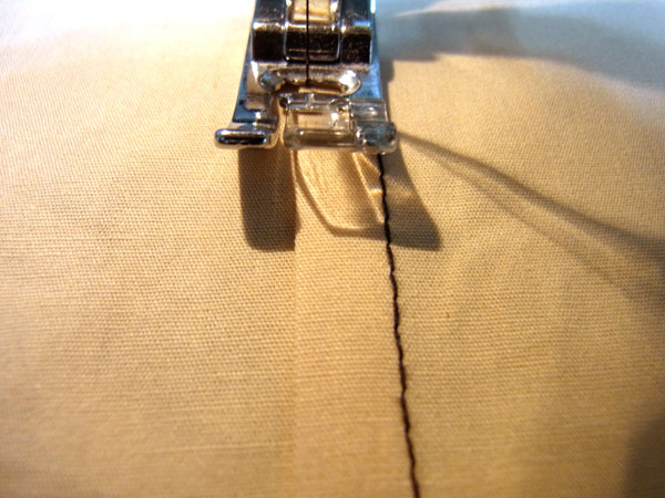 縫い代の処理 折り伏せ縫い 縫い方