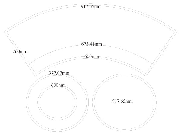シルクハットⅡ コミカライズ 製図 詳細サイズ
