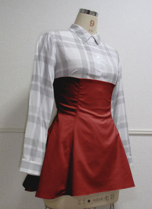 コルセットスカート　ハイウエスト　型紙　作り方　コスプレ衣装