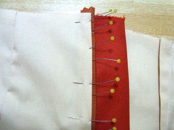 パンツの前開きファスナーの縫い方