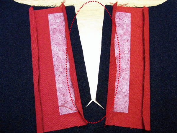 衣装　前開き　作り方　縫い方　縫製