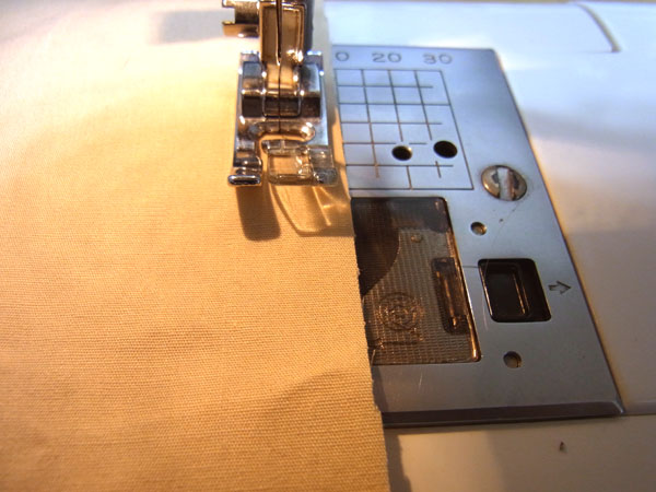 縫い代の処理　割り伏せ縫い　端処理