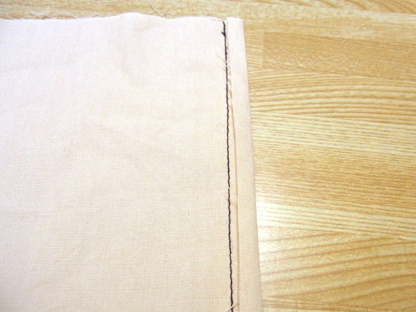 縫い代の処理　折り伏せ縫い　縫い方