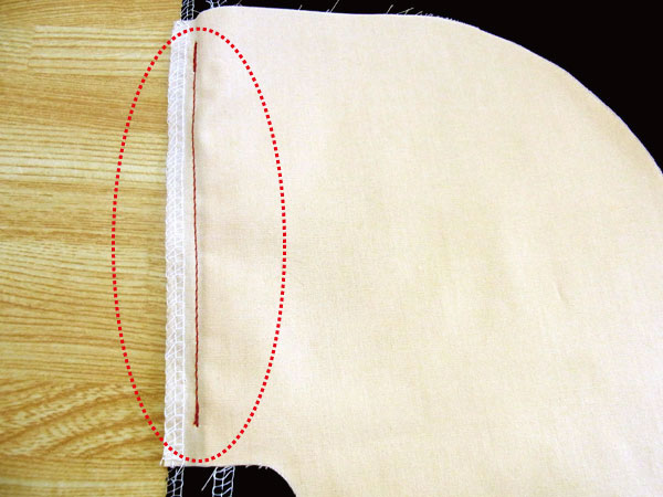 シームポケット　作り方　縫い方　縫製