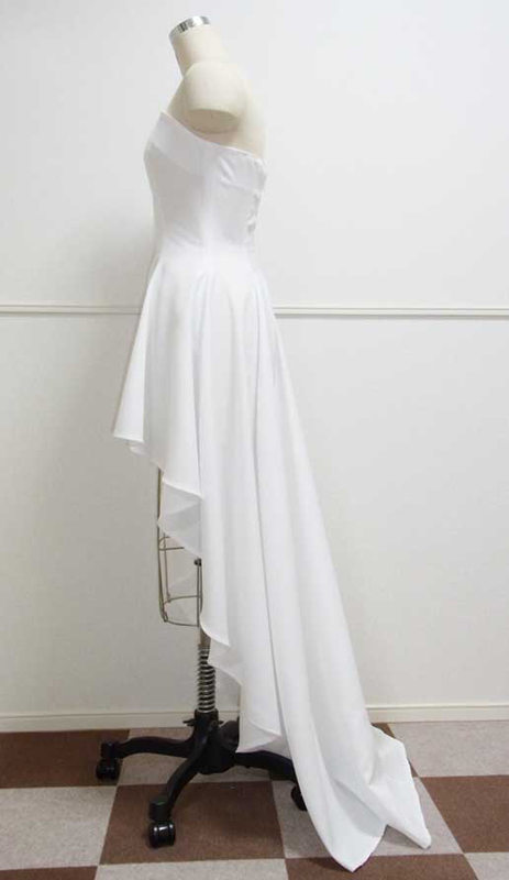 コスプレ衣装　型紙　作り方　トレーンドレス　ウェディングドレス　トレイン