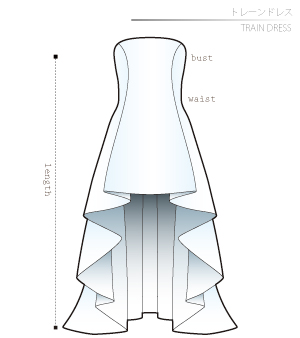ウェディングドレス　トレーンドレス　ブライダルドレス　型紙　作り方　コスプレ衣装